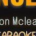 VINCENT Don Mclean FEMALE KEY HQ KARAOKE VERSION
