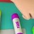 Боб поезд Цветная песня для детей узнать цвета в россии Bob Train Crayons Color Song