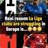 REAL Reason La Liga Clubs Have Struggled This Season