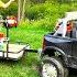 Landscaping Compilation With Kids Ride On Zero Turn Mower Tractor Truck And Chainsaw Educational