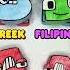 COMPARISON Greek Vs Spanish Vs Filipino Vs RALR Paper Alphabet Lore Shorts Alphabetlore