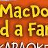 Old MacDonald Had A Farm Karaoke With Lyrics For Kids