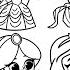 Disney Princess Coloring Pages Ariel Jasmine Belle Rapunzel Cindrella Aurora Moana