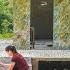 Building Tiled Stairs Pebble Flooring Girl Build New House When Bamboo House Burns Down