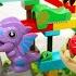 Satisfying Building Block Coaster Marble Run ASMR Big Dinosaur And Marble Launcher Course