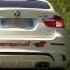 BMW X6 M Rear Racing Exhaust Acceleration