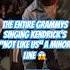 The Entire Grammy S Singing Kendrick S Not Like Us A Minor Line Kendricklamar Grammys Shorts