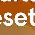 Reset Decompress Your Body And Mind
