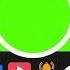 Green Screen YouTube Like Share Subscribe Button 2022 Royalty Free