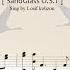 Cranes 백학 Losif Kobzon Y Frenkel SandGlass 모래시계 O S T Classical Guitar Tab Sheet Music