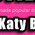 Katy B Still Karaoke Version