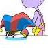 JAX POMNI Crying THE AMAZING DIGITAL CIRCUS Jax Pomni Adorable Friendship Animation Shrots