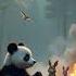 Panda And Bunny S Brave Escape A Wildfire Adventure