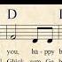 HAPPY BIRTHDAY 3 Versions Classical Duet Voice Guitar Melody Only Sheet Music TAB