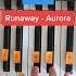 Runaway Aurora Easy Piano Tutorial