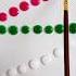 Satisfying Zigzag Water Drops Art Pink White And Green Color Mixing