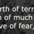 Metallica The Frayed Ends Of Sanity Lyrics HD