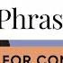21 Phrasal Verbs For Daily English Conversation Vocabulary Booster