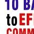 10 Barriers To Effective Communication