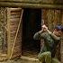 Building A Warm Bushcraft Shelter Under A Fallen Tree For Survival Secret Cabin Catch Cook