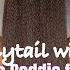 12 WALMART DARLING PONYTAIL HIGH PONYTAIL WITH BANGS KINKY STRAIGHT PONYTAIL