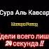 Сура Аль Кавсар мишари Рашид удели немножко времени для Корана коран Quran сура аятыкорана