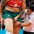 10ft Volleyball Player Shorts Tallwoman Tallgirlfriend Hug Heightdifference Volleyball