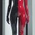Red Black Latex Symmetry Fashion As Identity Contrast