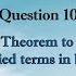 Use The Binomial Theorem To Write And Find The Coefficients Q10 P2 10A EoT3
