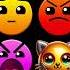 Geometry Dash Difficulty Faces Alternate Version Geometrydash Art
