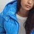 TOMMY HILFIGER Shiny ALASKA PUFFER Down Jacket Hooded Glossy Meridian Blue Women Zalando