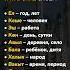 Самые популярные татарские слова