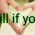 I Will If You Will JOHN BERRY