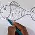 How To Draw Fish Fish Mashali Short Feed Youtube Shorts Viral Trending