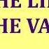 The Lily Of The Valley A Cappella With Lyrics