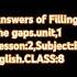 Class 8 Subject English Unit 1 Lesson 2 Answers Of Filling The Gaps Study Trading Popular