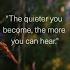 Silence Is Golden