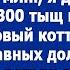 Мы продаем квартиры Оксаночки за 8 млн я добавляю 300 тыщ и оформляем новый коттедж в равных долях