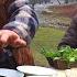 T Bone Steak With Vegetables Cooking On The Sadj