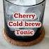 Cherry Cold Brew Tonic