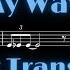 My Way Trumpet Transcription Easy