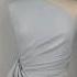 Draping One Shoulder Crepe Dress Draping Moulagem Moulage Couture Drape Dressmaking
