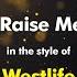 Westlife You Raise Me Up Karaoke Version From Zoom Karaoke