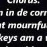 MASSA S In De Cold Cold Ground STEPHEN FOSTER Lyrics Words Text Sing Along Song