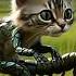 Cyber Cat From The Future Real Or AI Magic Cartoon Trending Viralshort Shorts
