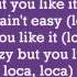 Loca Shakira Ft Dizzee Rascal LYRICS