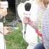 Amelia Lily Squat Challenge At V Festival