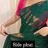 Tip For Perfect Side Pleat Without Pin MUA Karur Saree Drapist Shamili Sareedrapist Sareedraping