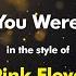 Pink Floyd Wish You Were Here Karaoke Version From Zoom Karaoke