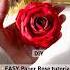 How To Make A Rose Using Paper DIY Paper Rose Tutorial